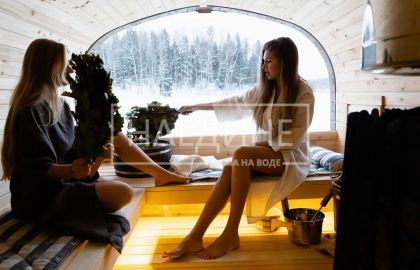 Отдых в плавучей бане на Вуоксе – аренда для компании друзей