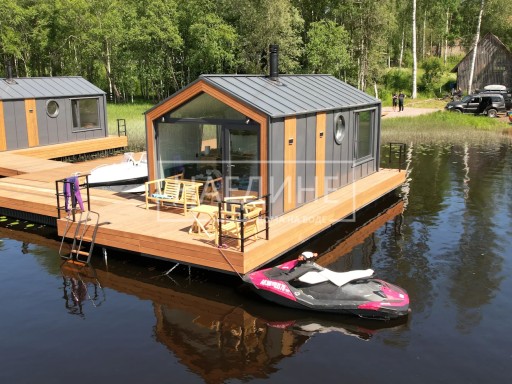 Отдых в доме на воде, семейные развлечения на природе