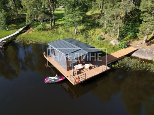 Отдых в доме на воде, семейные развлечения на природе