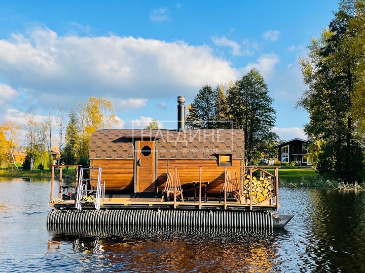 Плавучая баня на Вуоксе – аренда бани на воде с живописным видом