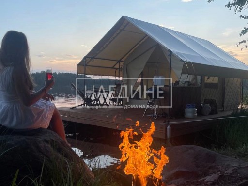 Отдых в доме на воде, семейные развлечения на природе