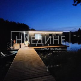 Романтический закат на хаусботе «Сила Природы» – уединенный отдых на воде | Наедине - дома на воде